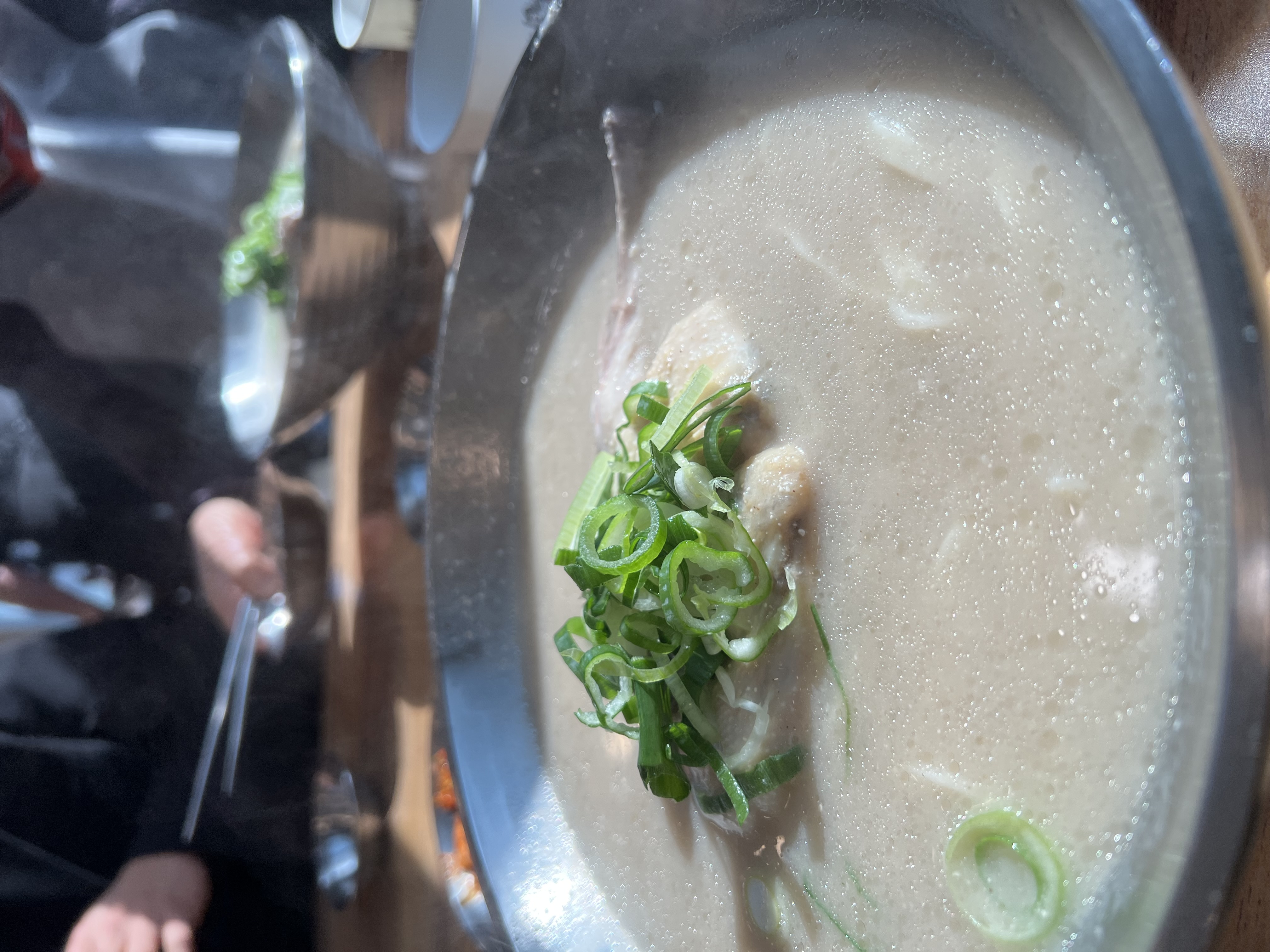 성탄예배후 식사