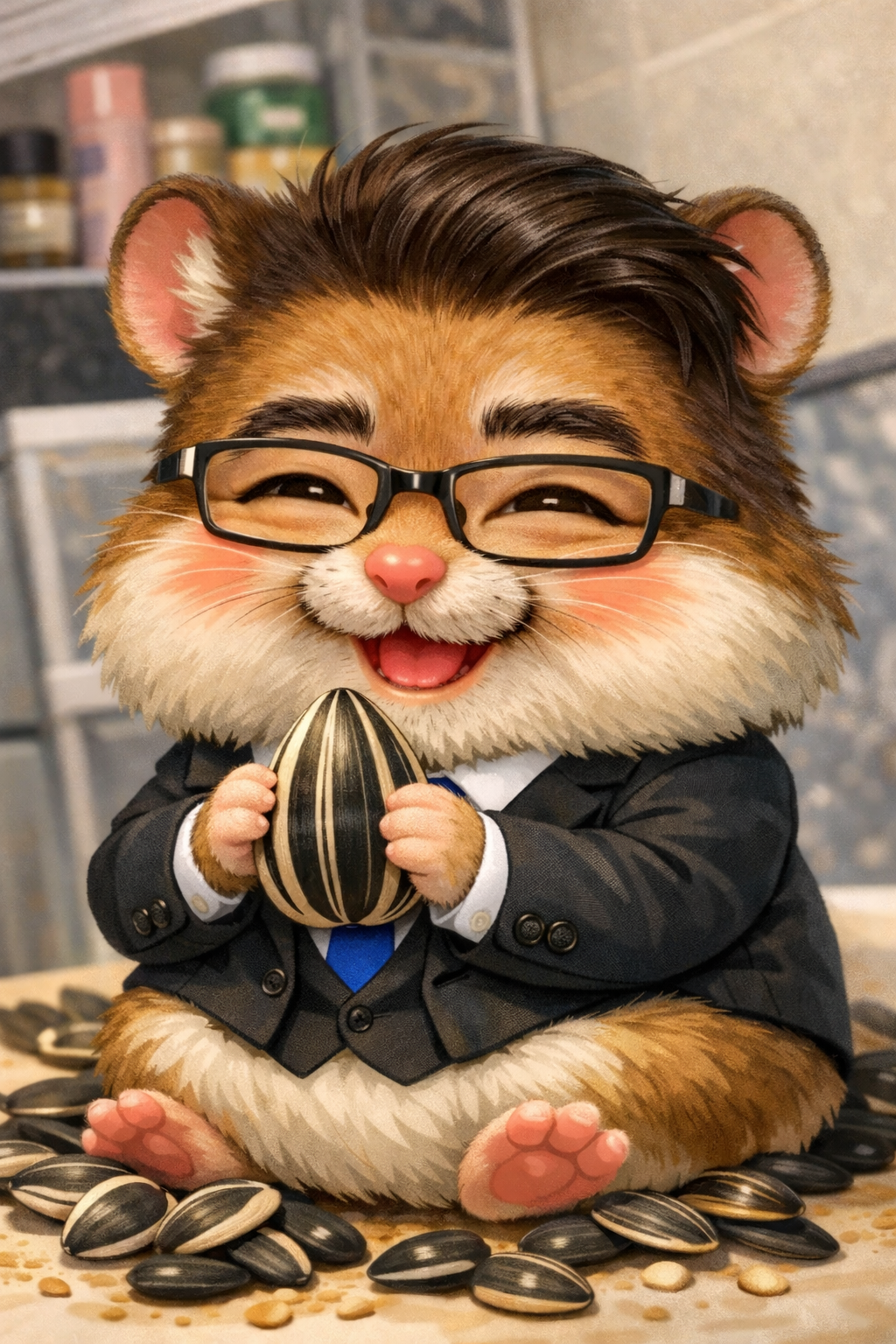 살찐 햄스터 부부 !!!