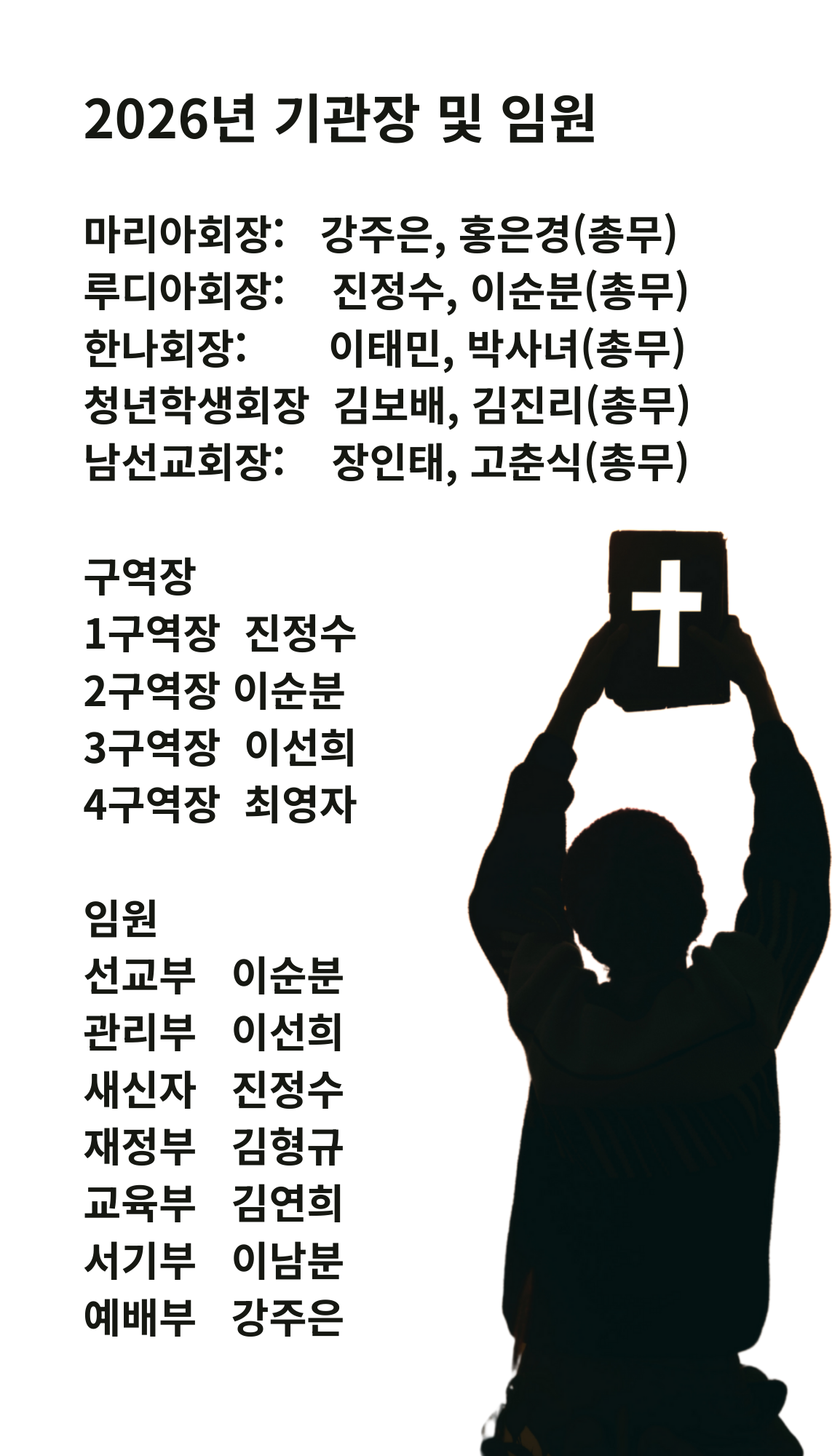 2025년 새 기관장 및 새 임원