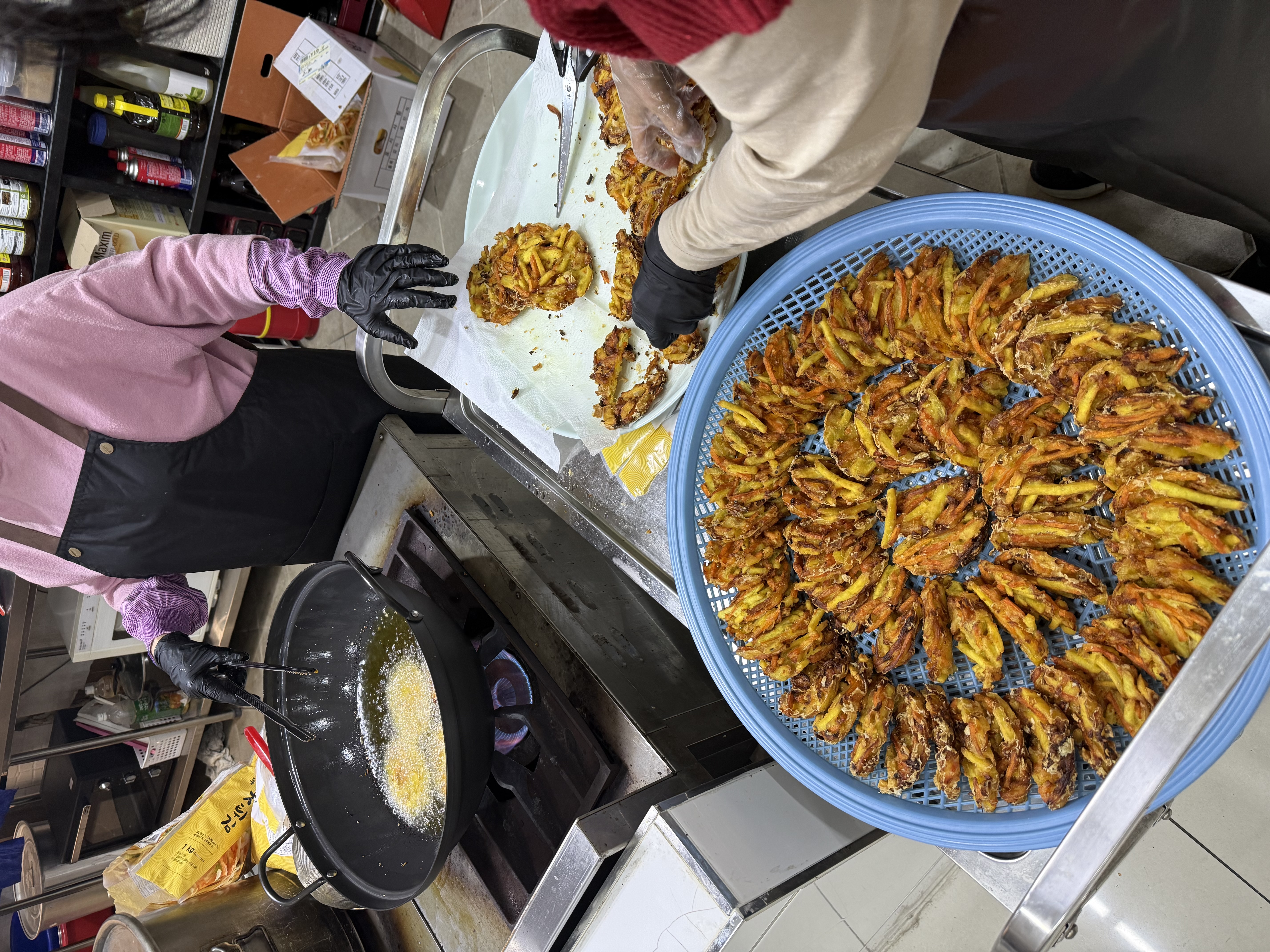 1구역 식사준비!